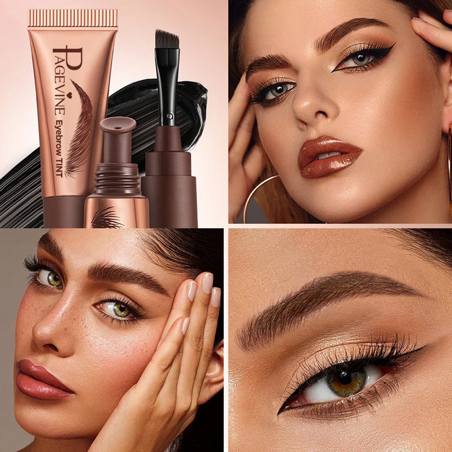 Tear Off Eyebrow Glue, Dye Eyebrow Paste, Waterproof And Non Fading