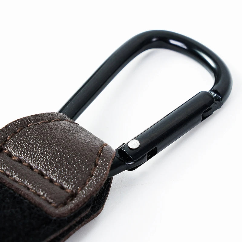 Baby Stroller Hook Fashion PU Leather Adjustable Pram Hook Cart Organizer Diaper Bag Hanger Children Boy Girl Travel Accessories