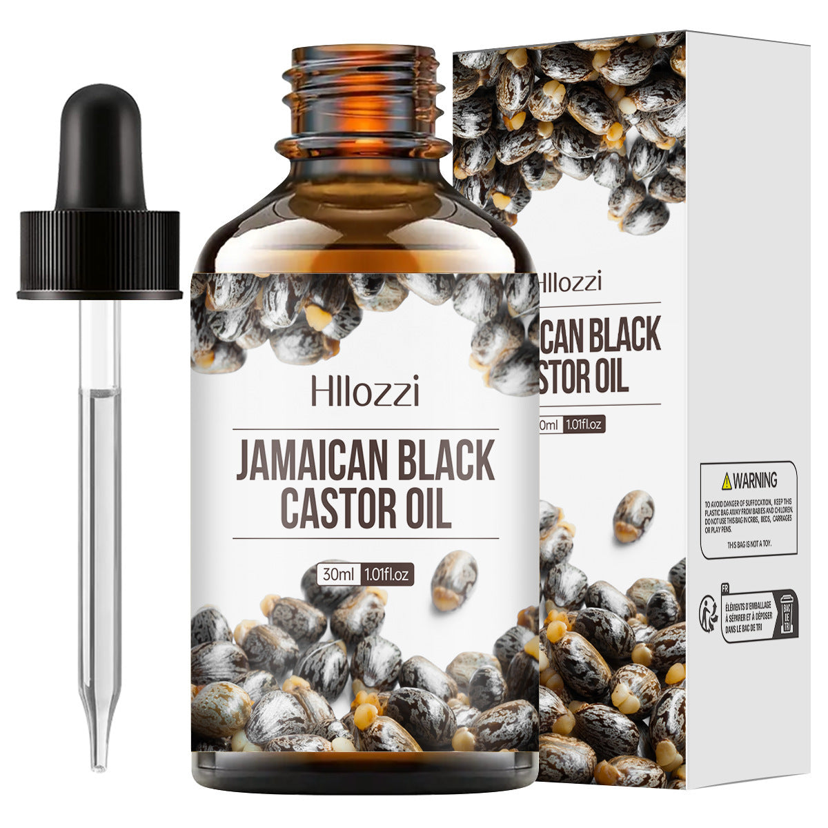 30ml Organic Oil Aromatherapy Massage Aromatic Skin Care Castor Oil