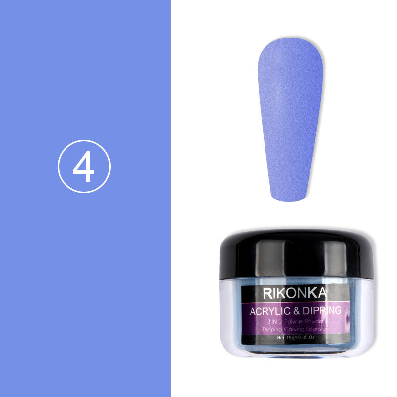 15g Acrylic Powder Sky Blue Carved Nail Art Pigment