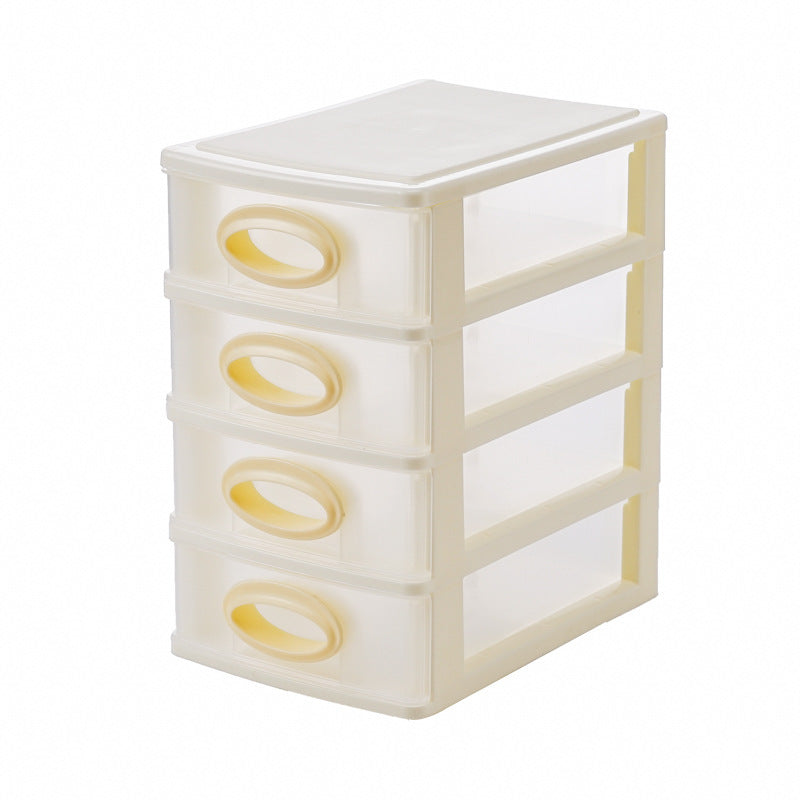Nordic Style Transparent Multi-layer Drawer Plastic Storage Box Women Girls Bedroom Desktop Cosmetic Boxes Jewelry Organizer New