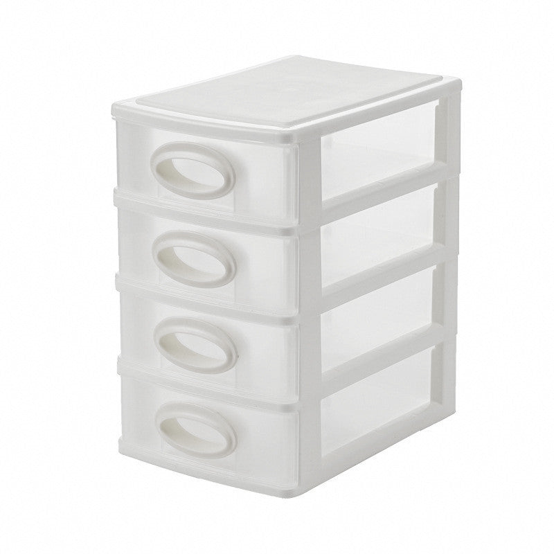Nordic Style Transparent Multi-layer Drawer Plastic Storage Box Women Girls Bedroom Desktop Cosmetic Boxes Jewelry Organizer New