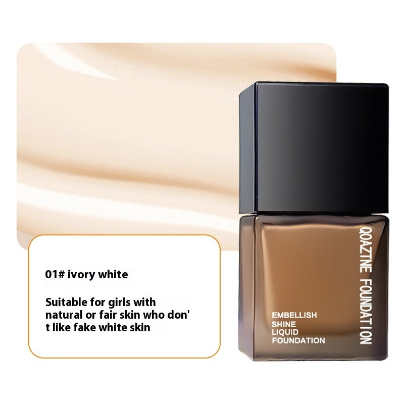 Small Square Liquid Foundation No Pink Oil Control And Waterproof Sweat-proof Brightening