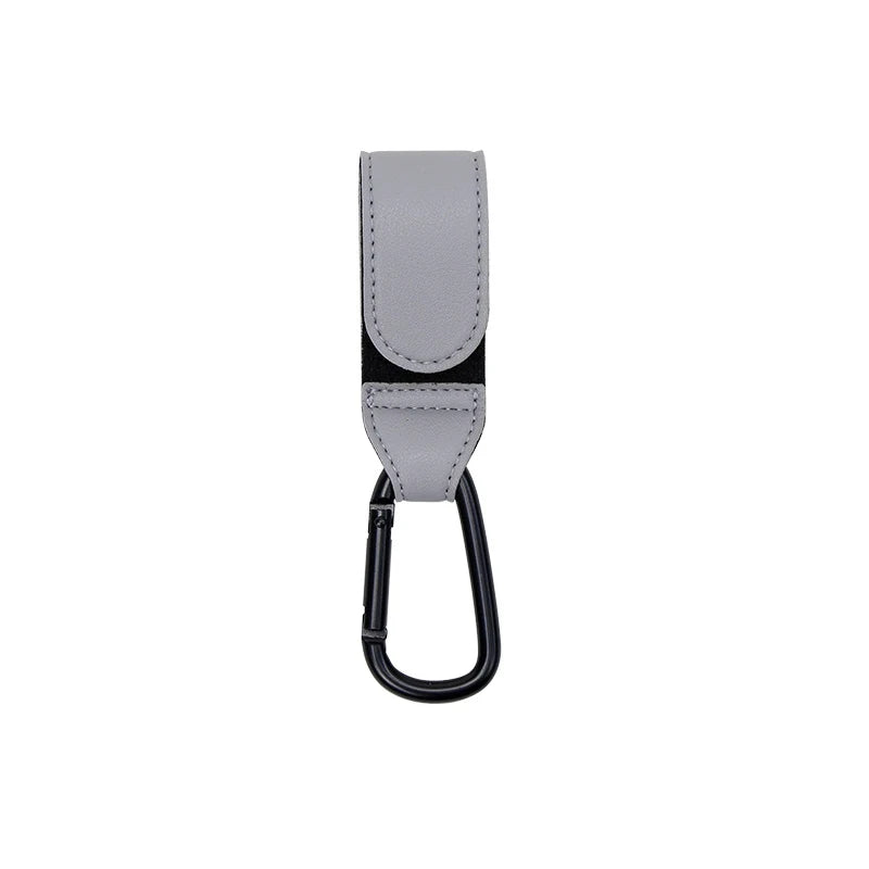 1/2pcs Baby Stroller Hook PU Leather Cart Organizer Diaper Bag Hanger Climbing Buckle Hooks Child Pram Accessories