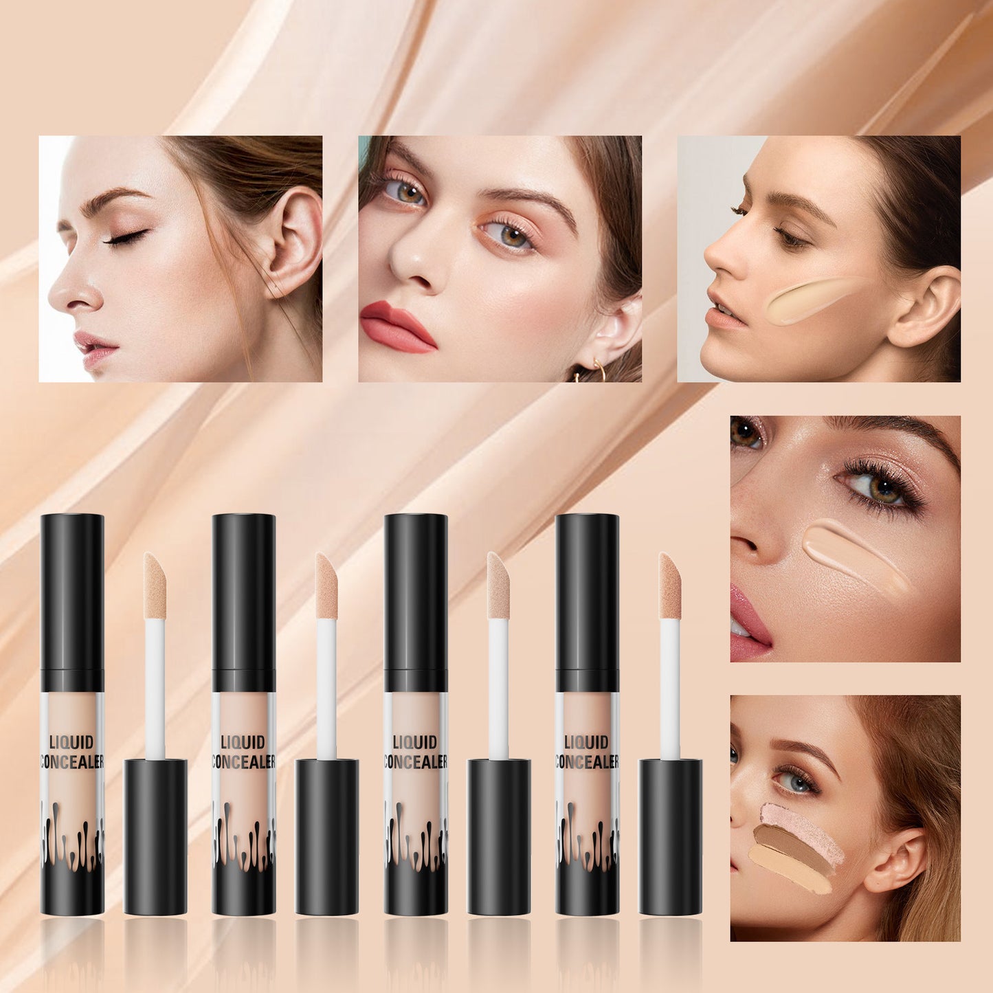 Natural Fit Liquid Concealer Waterproof And Sweat-resistant