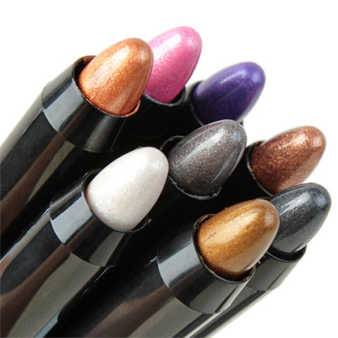Pearlescent lying silkworm pen