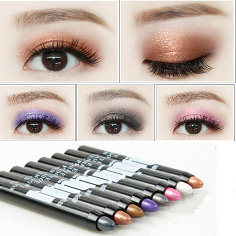 Pearlescent lying silkworm pen