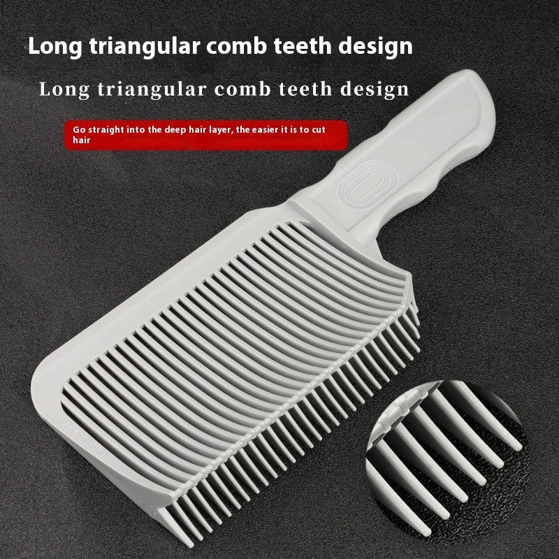 Men's Trim Hair Salon Long Handle Hairdressing Household Caliper Comb