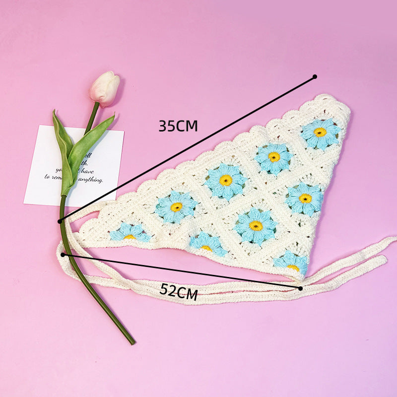 All-matching Triangular Binder Knitted Hair Band