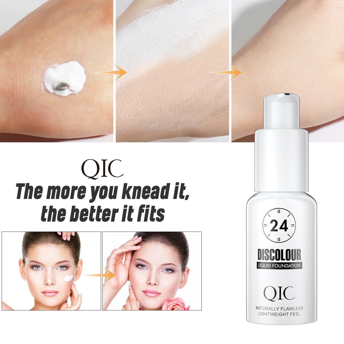Warming Complexion Liquid Foundation Naturally Adheres To Brighten