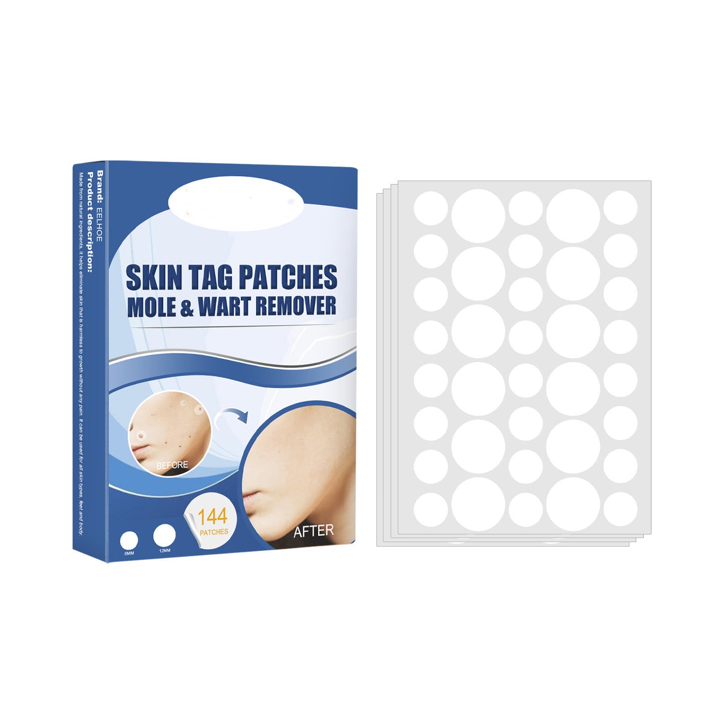 Ke Wart Patch Skin Mole Cleaning Care