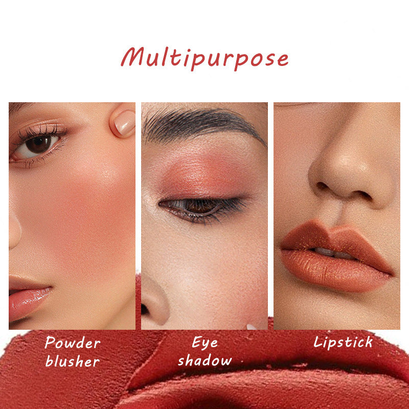 Two-in-one Blush Stick Portable Thin And Glittering Special