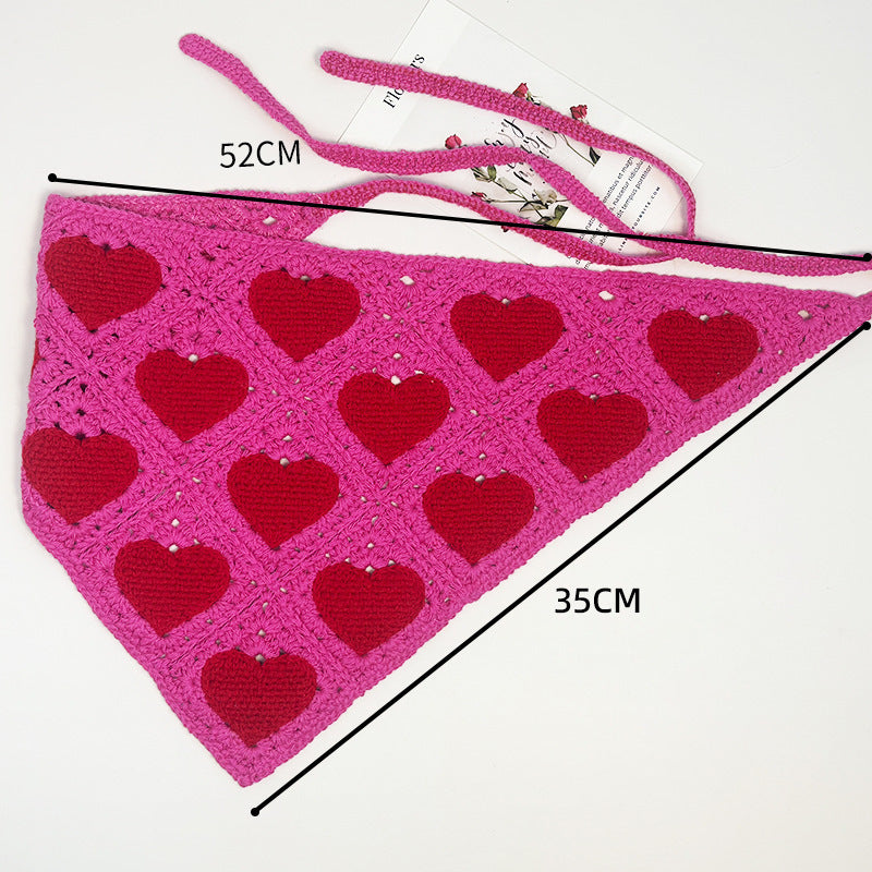 All-matching Triangular Binder Knitted Hair Band