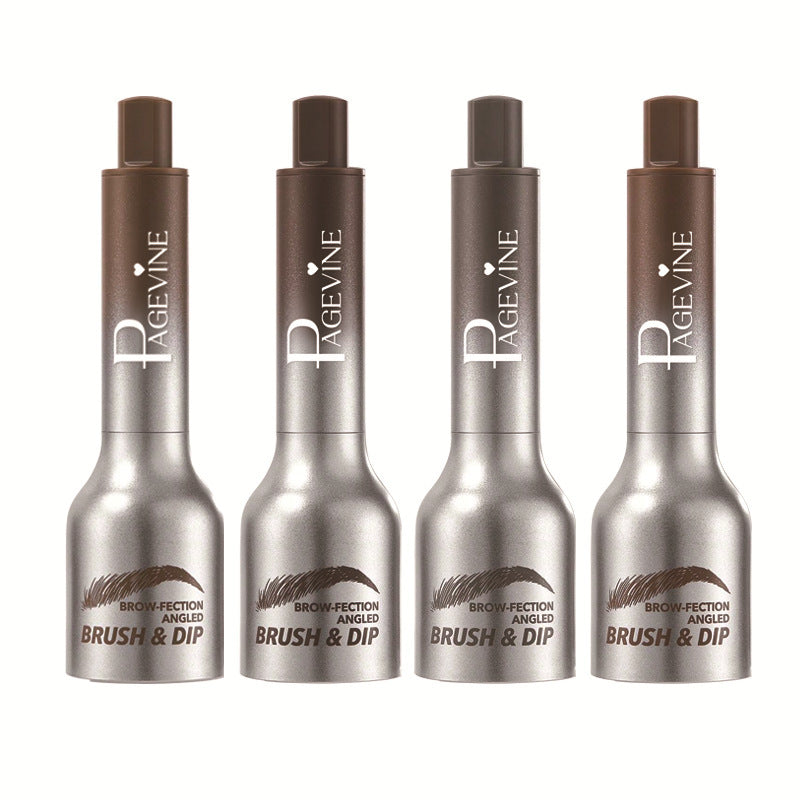 Brow Cream Big Brush Eyebrow Hairline Multi-purpose Not Smudge Press Wild Eyebrow Pencil
