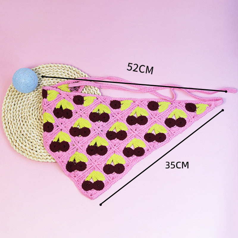 All-matching Triangular Binder Knitted Hair Band