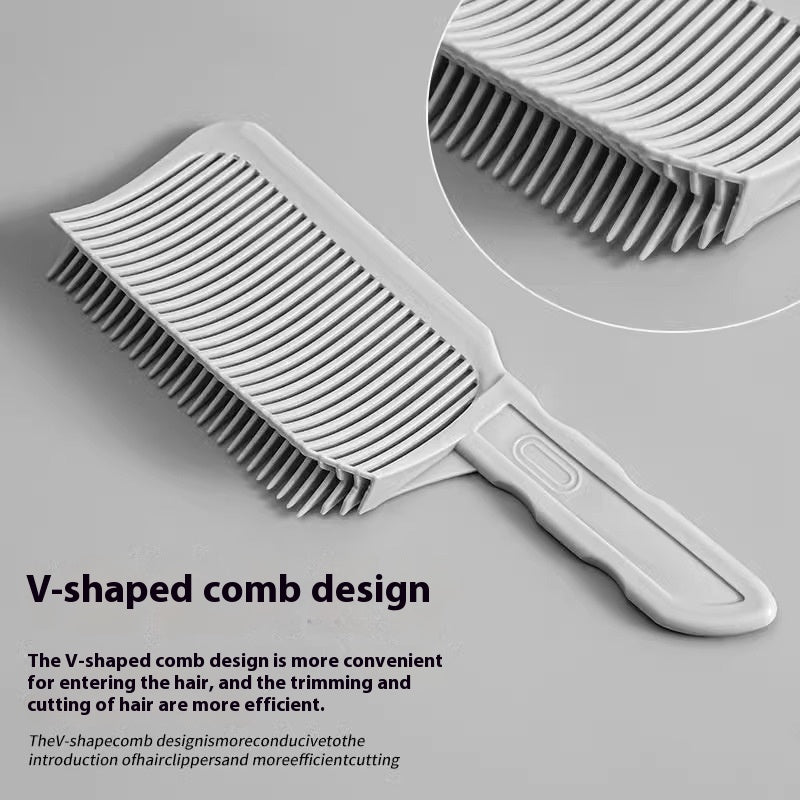 Men's Trim Hair Salon Long Handle Hairdressing Household Caliper Comb