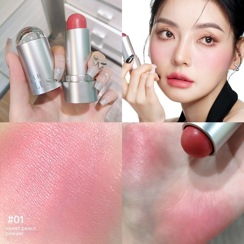 Touch Color Mist Silver Tube Blush Stick Lips And Cheeks Can Be Used For Natural Development