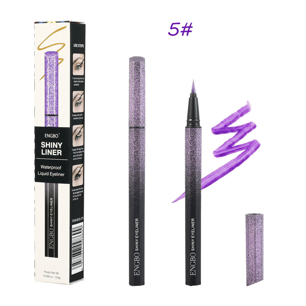Color Quick Drying Starry Pearlescent Eyeliner