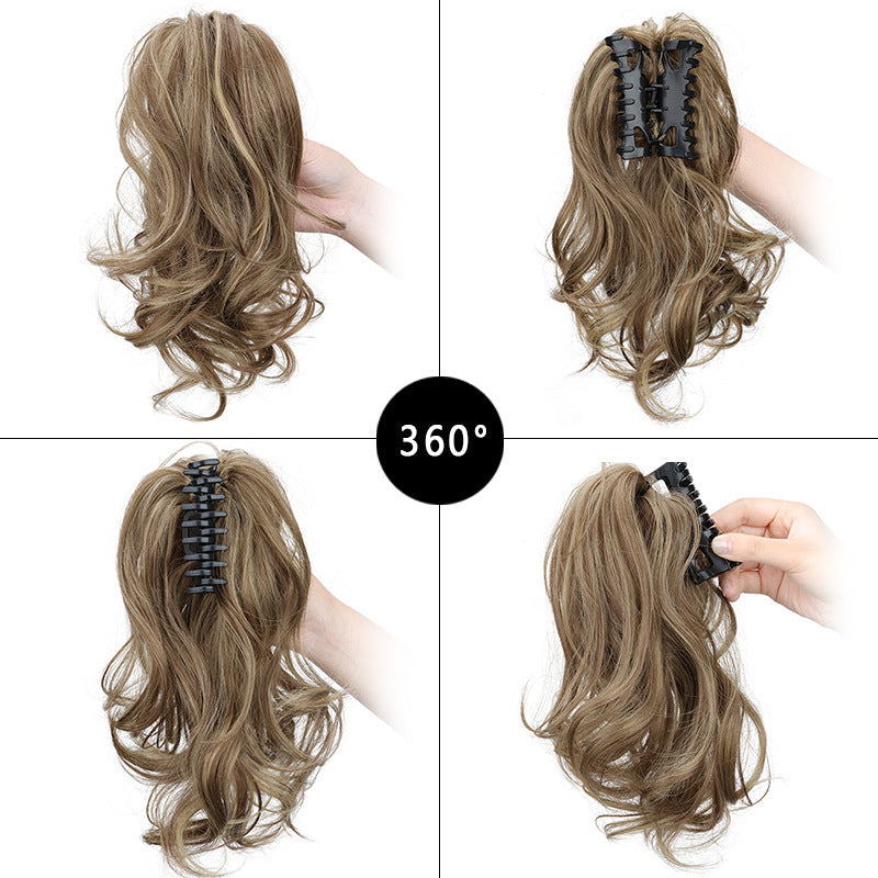 High Cranium Can Tie Ponytail Hairpin Back Head Shark Clip Ponytail Braid