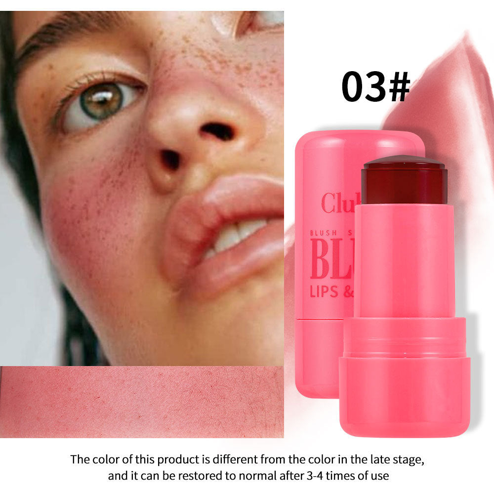 Bouncy Fruit Flavor Dyed Lip Brush Lip And Cheek Dual-use Natural Repair Lip Gloss Stick