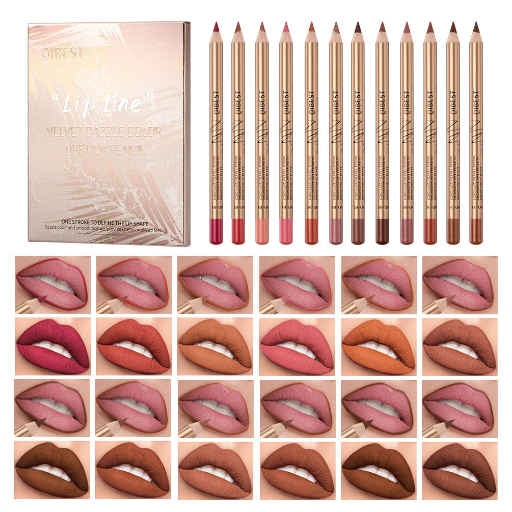 Lip Liner Suit Color Rendering Not Easy To Smudge Long Lasting
