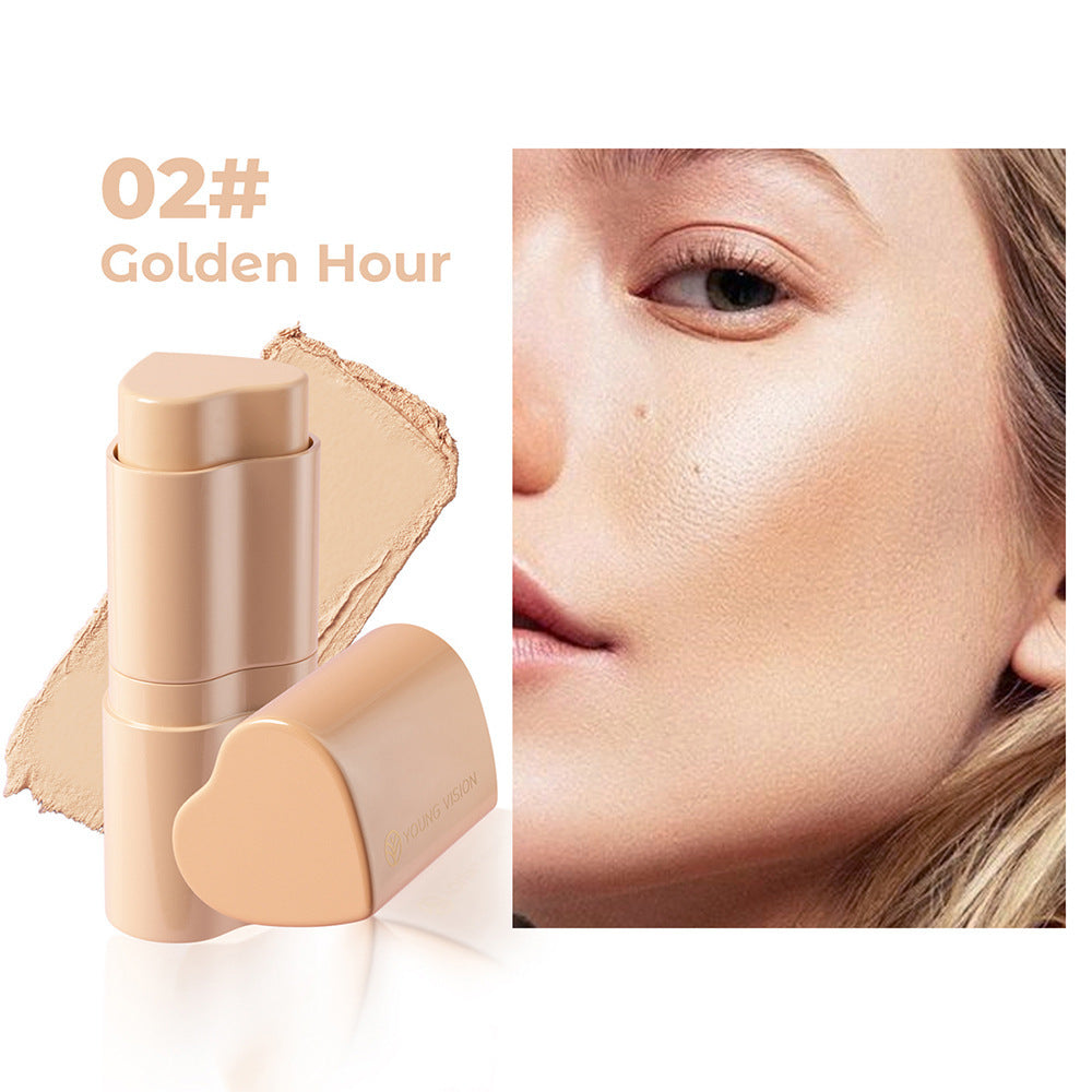 6 Colors Love Heart Blusher Contour Stick Facial Modification