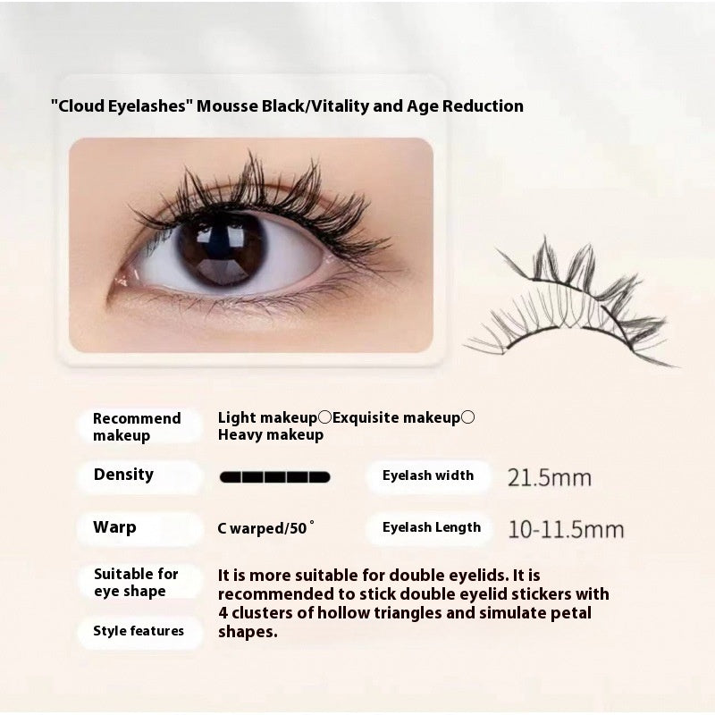 Magnetic Eyelashes Thick Zero Glue Long C Curved Eyelashes