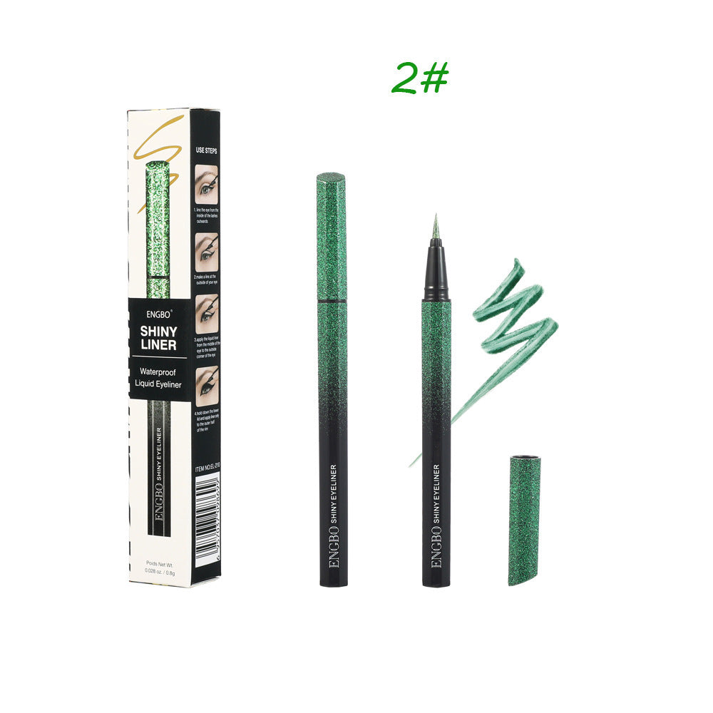 Color Quick Drying Starry Pearlescent Eyeliner