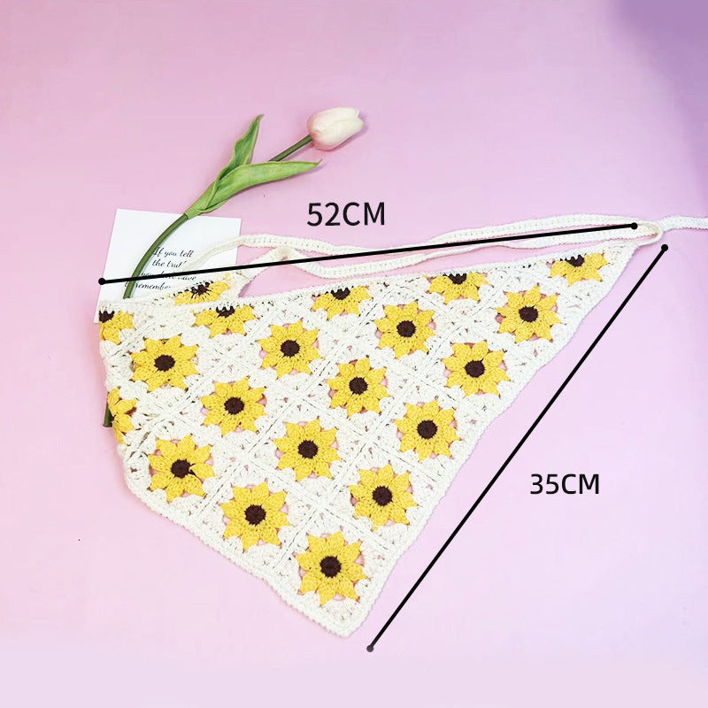 All-matching Triangular Binder Knitted Hair Band