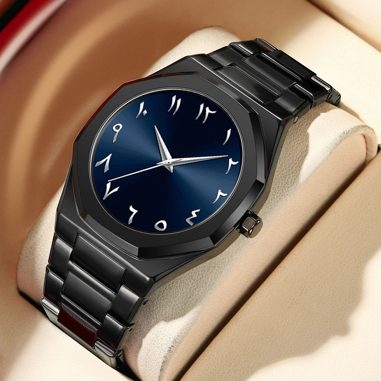 BESTWIN Luxury Sports Men Watch Waterproof Stainless Steel Date Wristwatch For Man Quartz Clock Business Men's Watches 2025 New