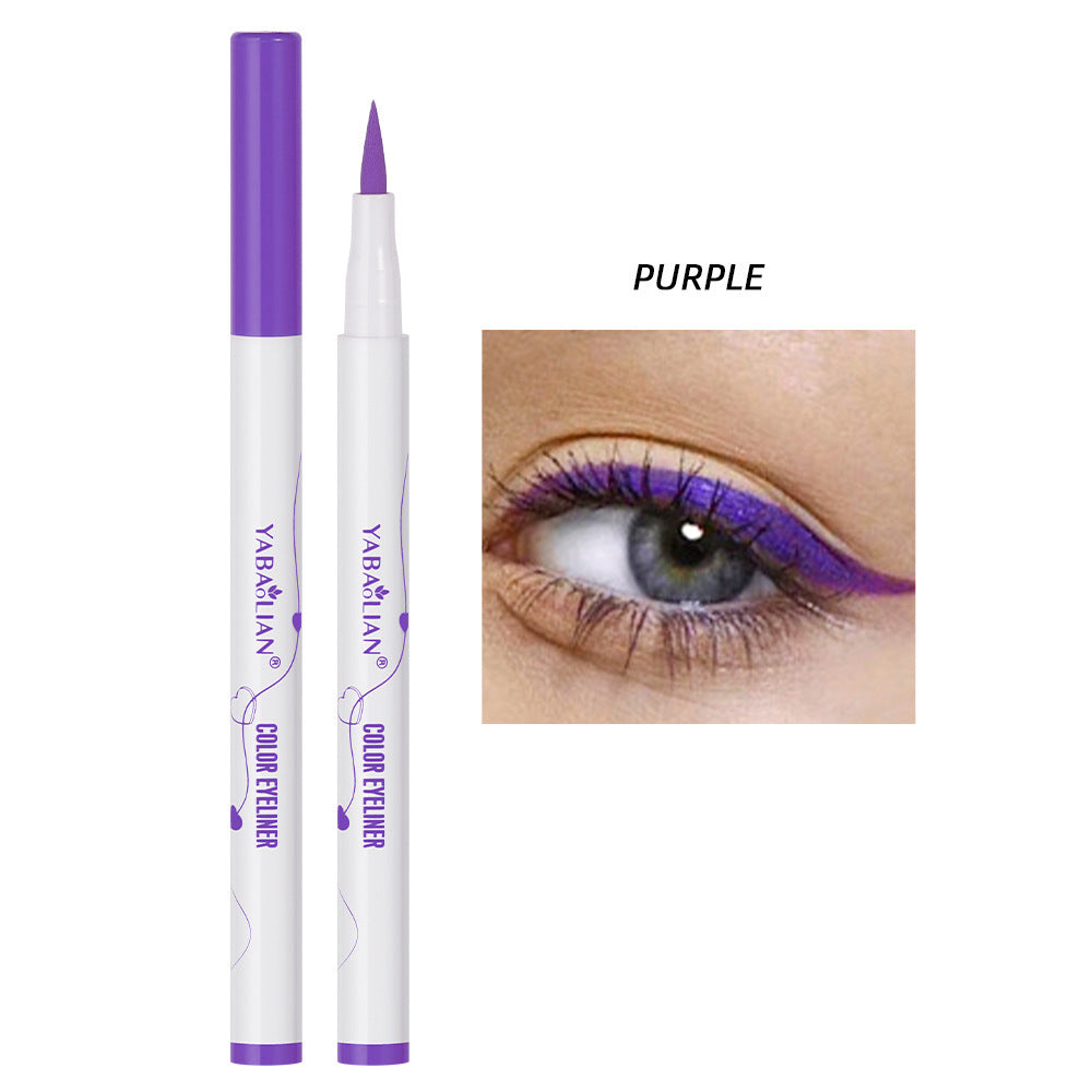 Color Eyeliner Not Easy To Smudge Waterproof Thin Heel