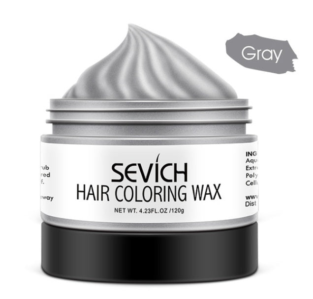 Disposable colored hair mud