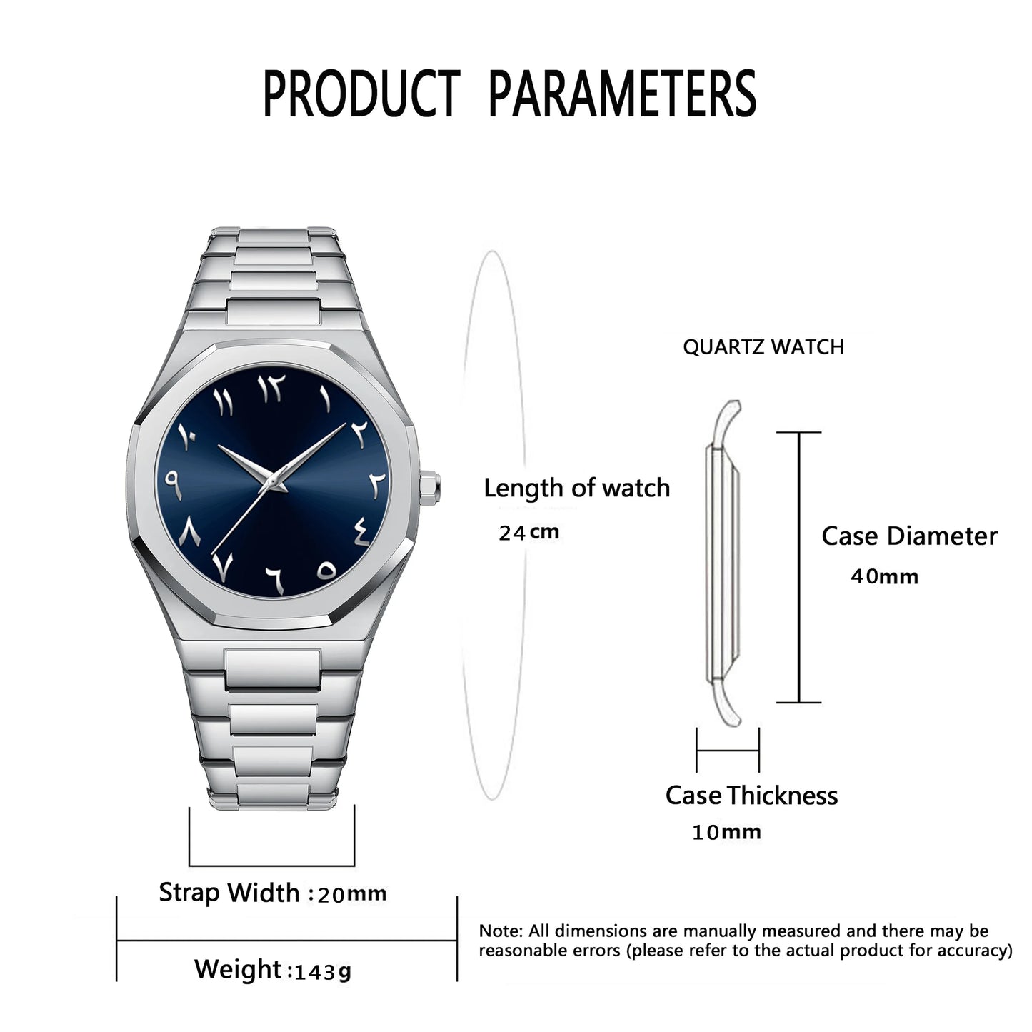 BESTWIN Luxury Sports Men Watch Waterproof Stainless Steel Date Wristwatch For Man Quartz Clock Business Men's Watches 2025 New
