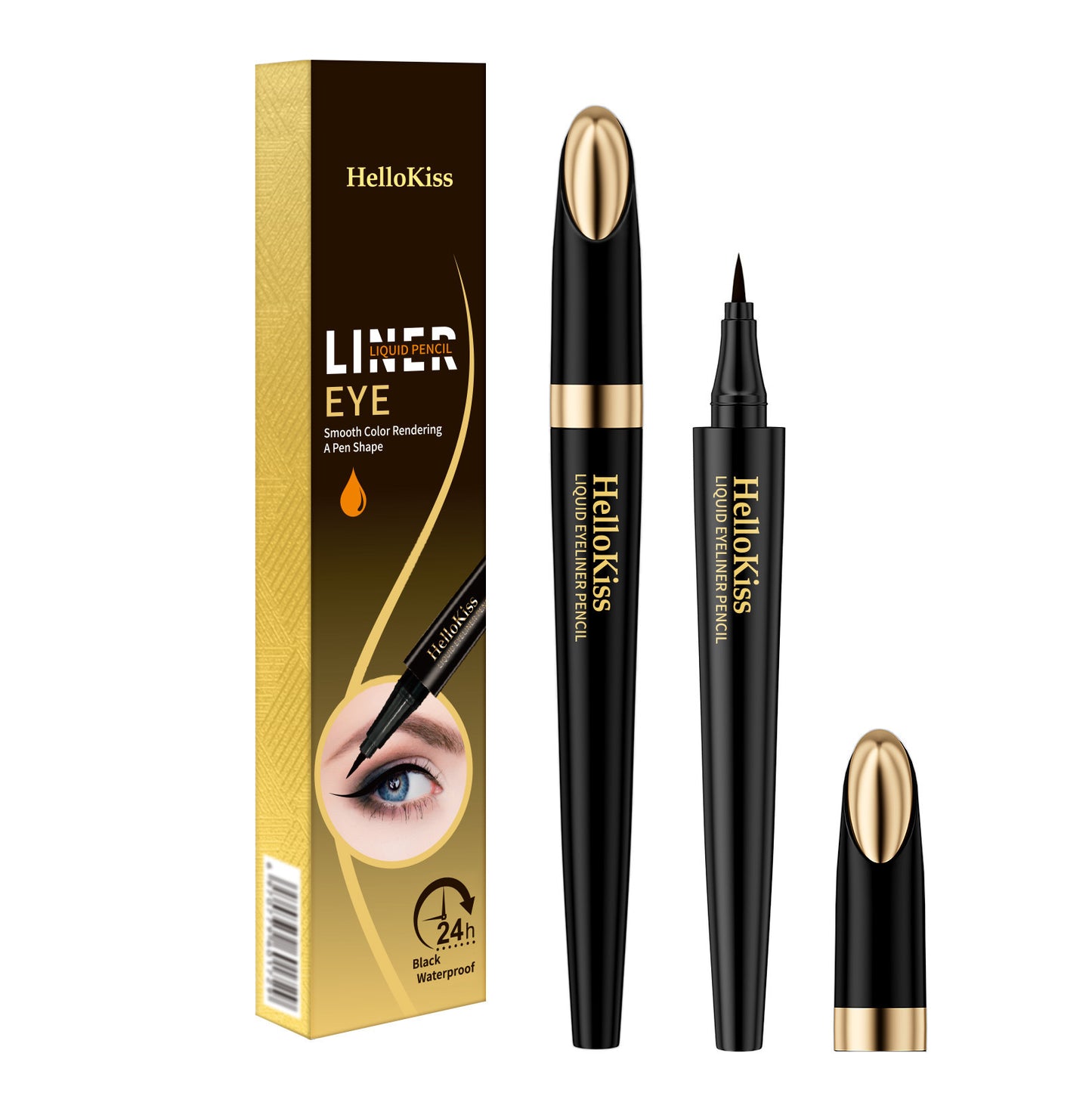 Smooth And Quick-drying Color Rendering Liquid Eyeliner Waterproof