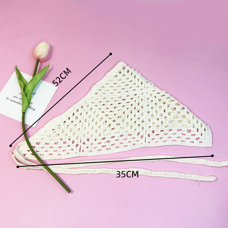 All-matching Triangular Binder Knitted Hair Band