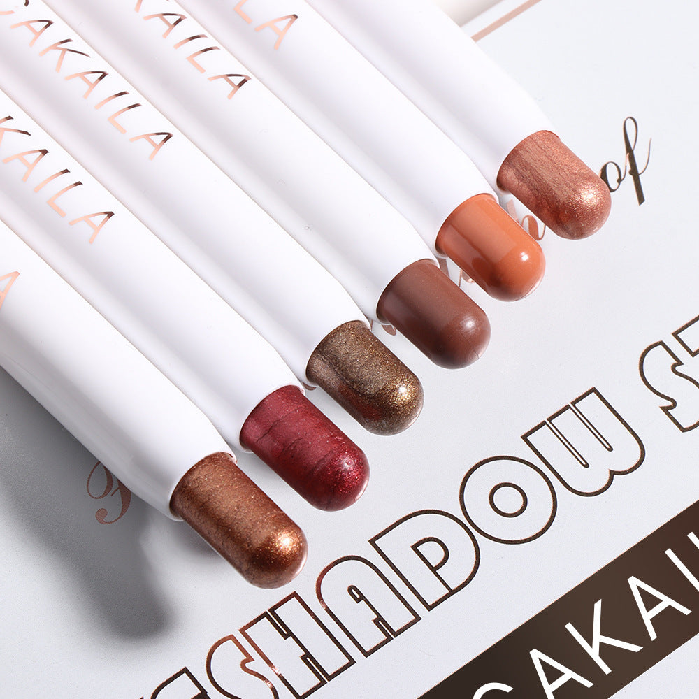 CAKAILA 6-Pack Matte Pearly Waterproof Eyeshadow Stick