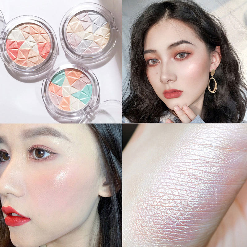 Mixed Color Crystal Diamond Highlighting Powder Cut And Contour