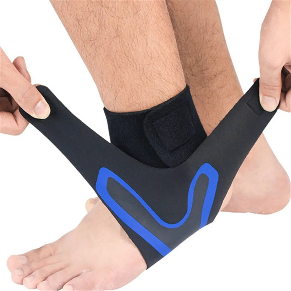 1pcs Fitness Sports Ankle Brace Gym Elastic Ankle Support Gear Foot Weights Wraps Protector Legs Power Weightlifting Foot Care