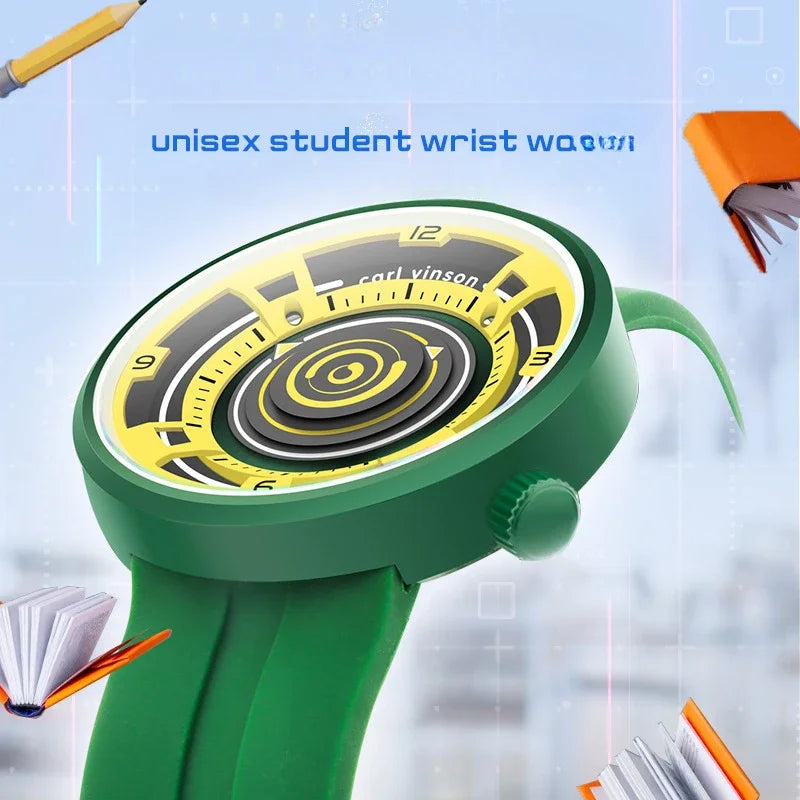 New Fashionable Waterproof Quartz Student Watch for Men and Women