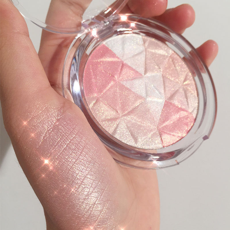 Mixed Color Crystal Diamond Highlighting Powder Cut And Contour