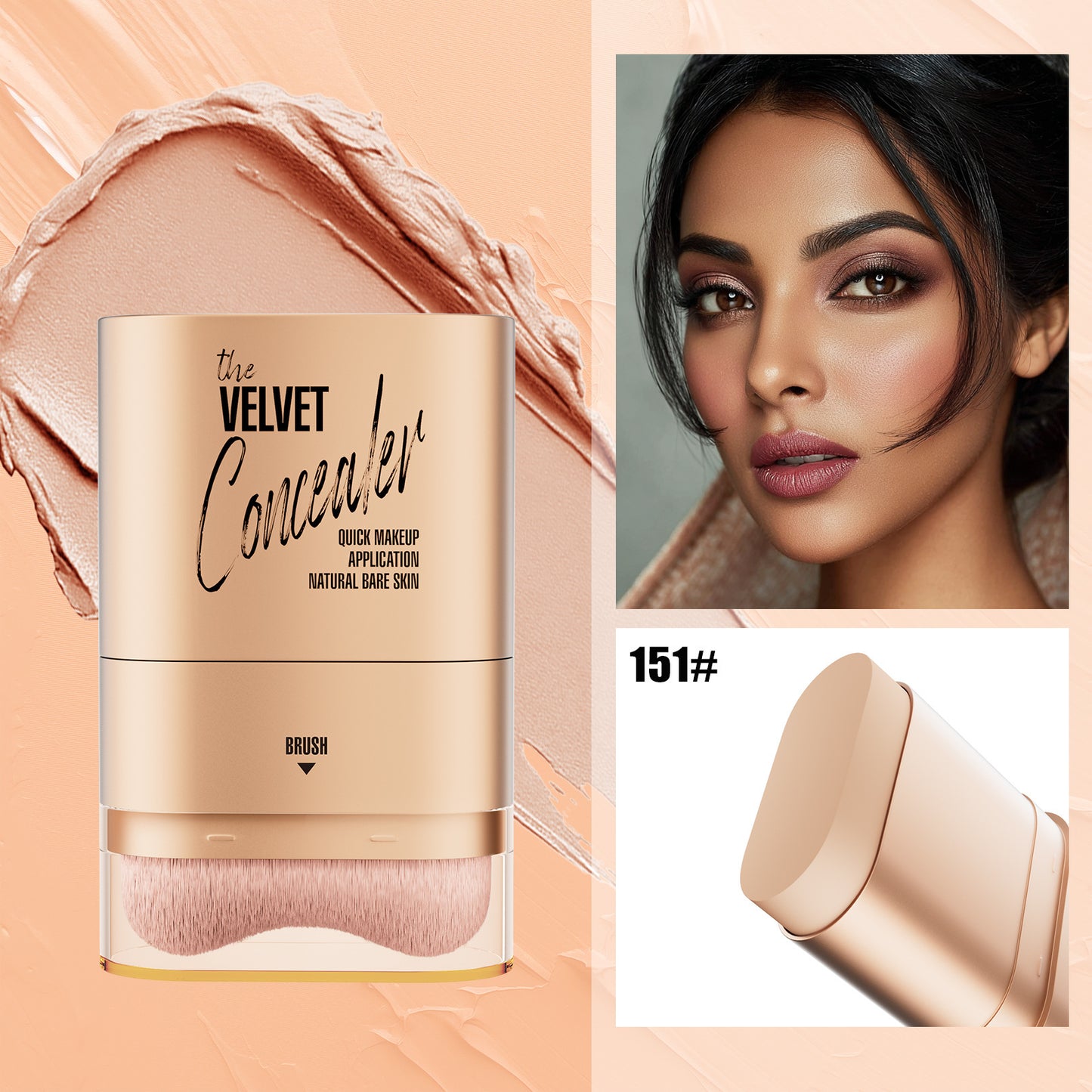 HelloKiss Double-headed Concealer With Brush