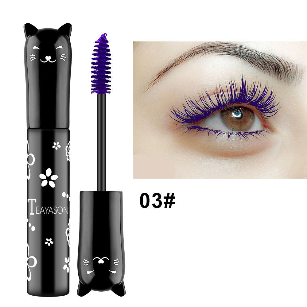 Color Mascara Blue Purple White Purple