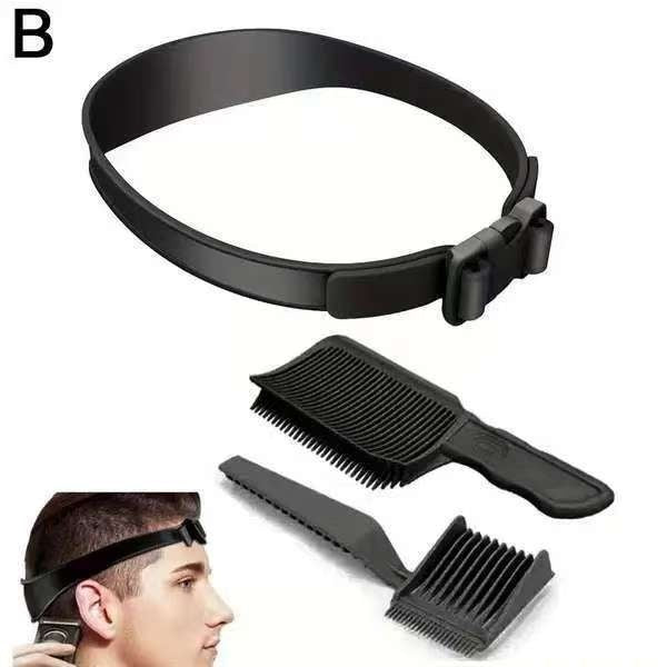 Men's Trim Hair Salon Long Handle Hairdressing Household Caliper Comb