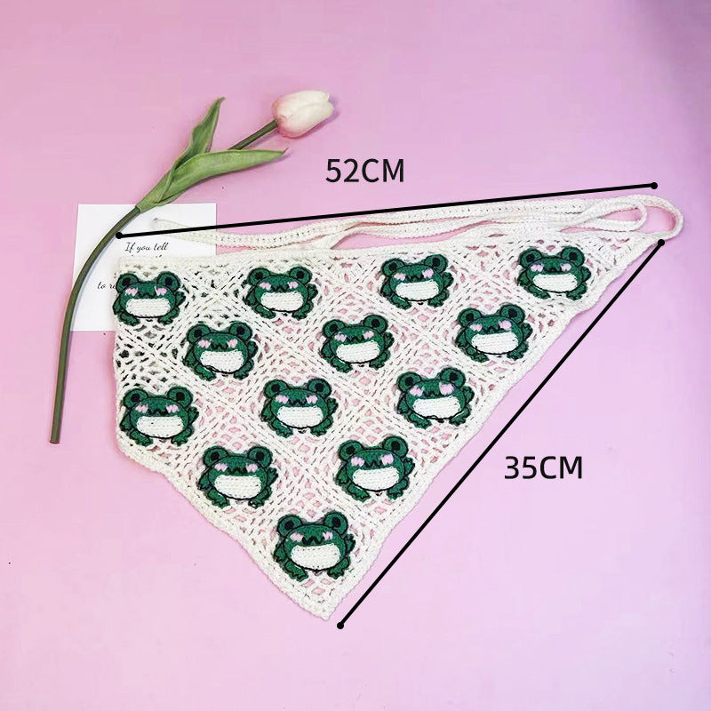 All-matching Triangular Binder Knitted Hair Band