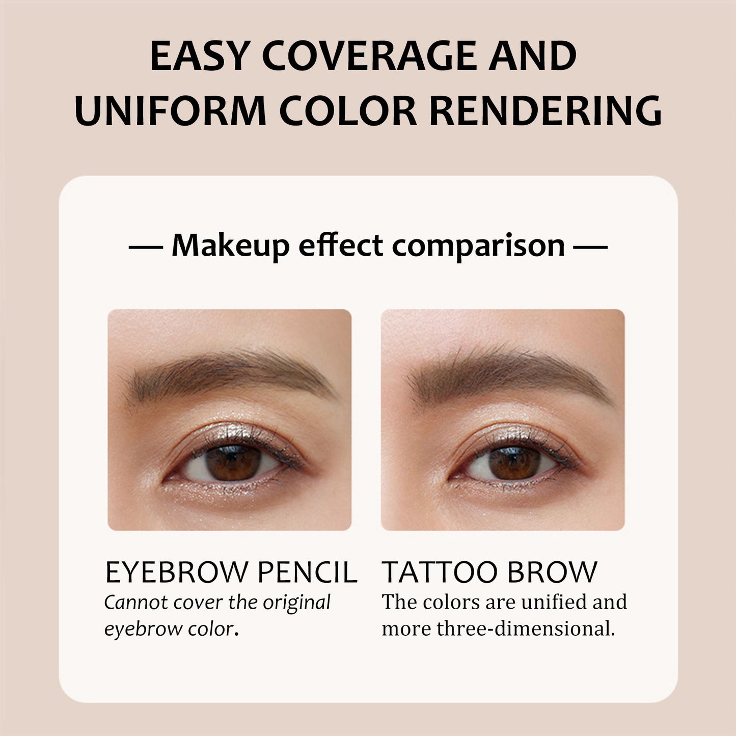 Waterproof And Sweat-proof Not Easy To Smudge Create Three-dimensional Natural Wild Tear And Pull Eyebrow Cream