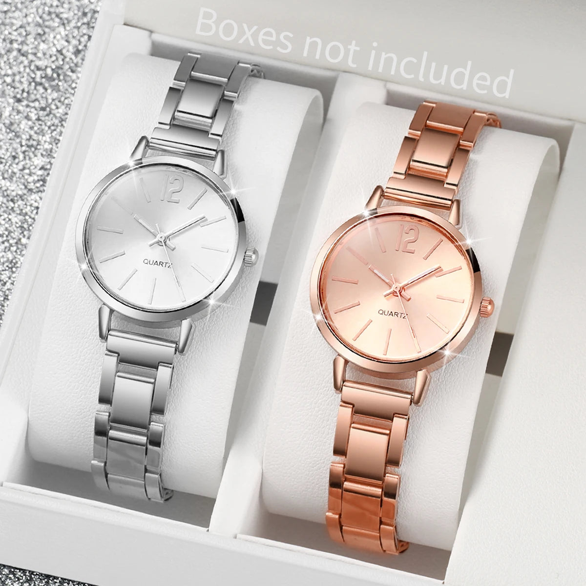 1/2/3PCS Fashion Women Watches Simple Dial Analog Quartz Watch for Women Reloj Mujer Girls Clock Gift(Without Box)
