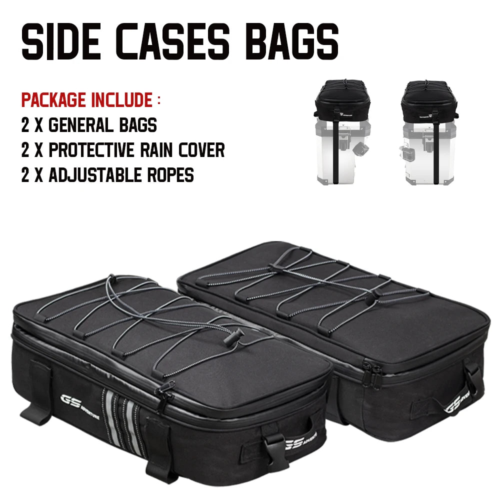 1/2/3pcs set Motorcycle Luggage Bags Additional Bags for BMW GS 1200 LC Adventure 2013-2017 R1250GS R1200GS Adventure Top Pack