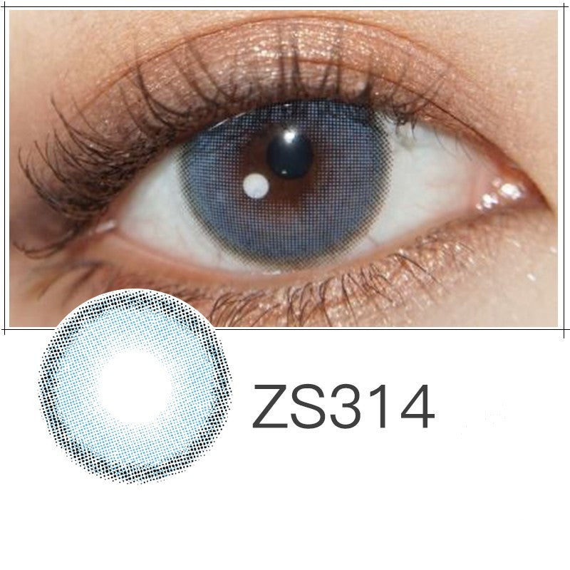 Beauty Pupil Male Students Natural Blue Male Gray Myopia Brown