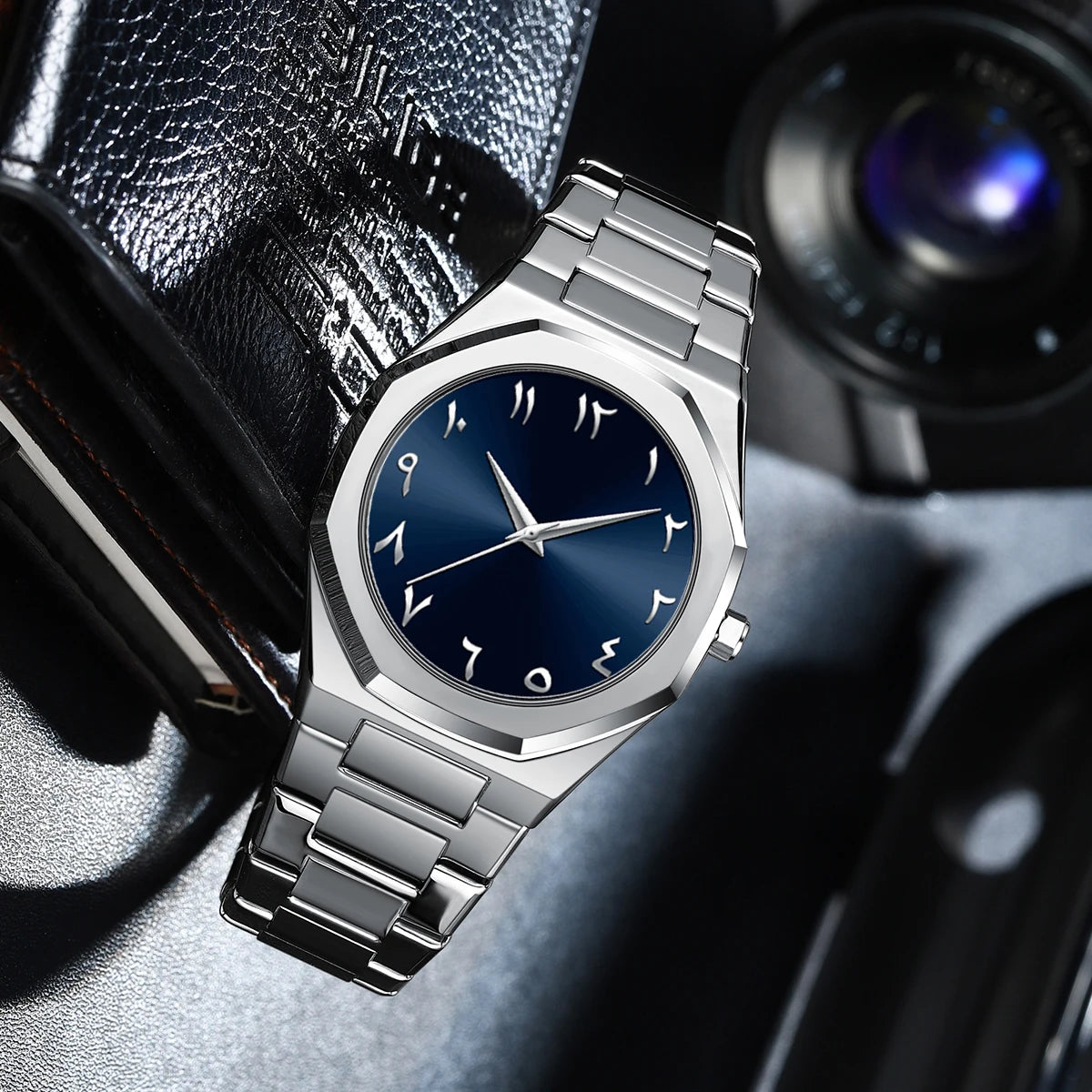 BESTWIN Luxury Sports Men Watch Waterproof Stainless Steel Date Wristwatch For Man Quartz Clock Business Men's Watches 2025 New
