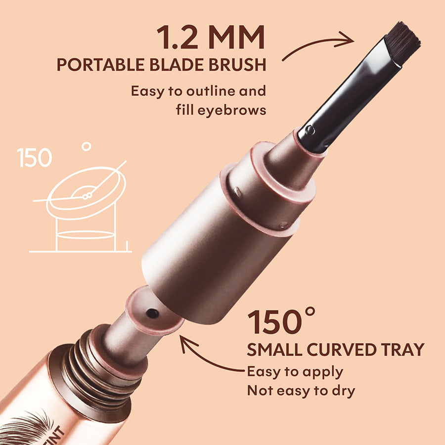 Tear Off Eyebrow Glue, Dye Eyebrow Paste, Waterproof And Non Fading